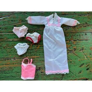Barbie Doll Size Lingerie Underwear Nightgown Clothing